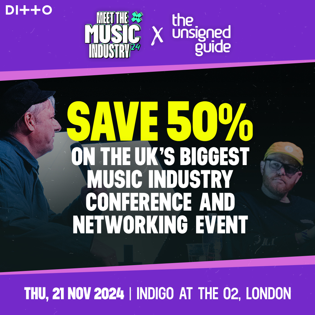 Get 50% off tickets for Ditto X: Meet The Music Industry event this November